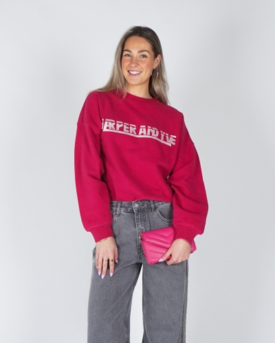 LOGO SWEATER LEX ROZE