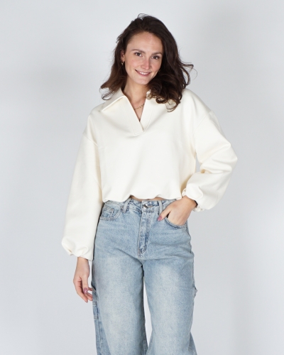 POLO SWEATER MYLENA ECRU