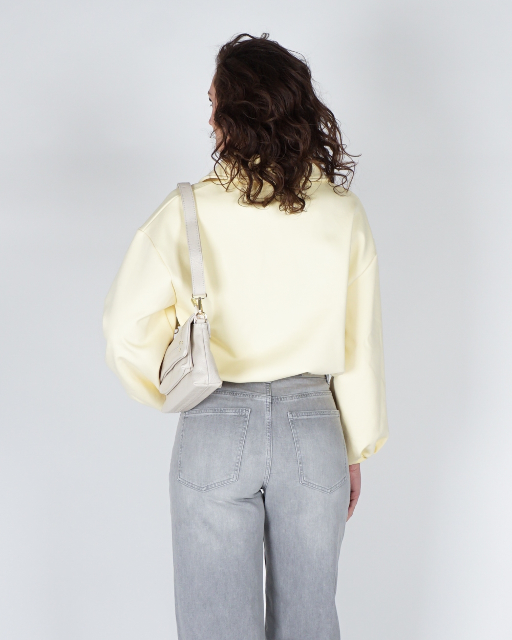POLO SWEATER MYLENA LICHT GEEL