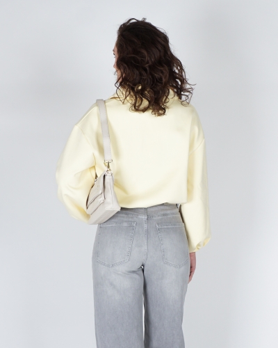 POLO SWEATER MYLENA LICHT GEEL