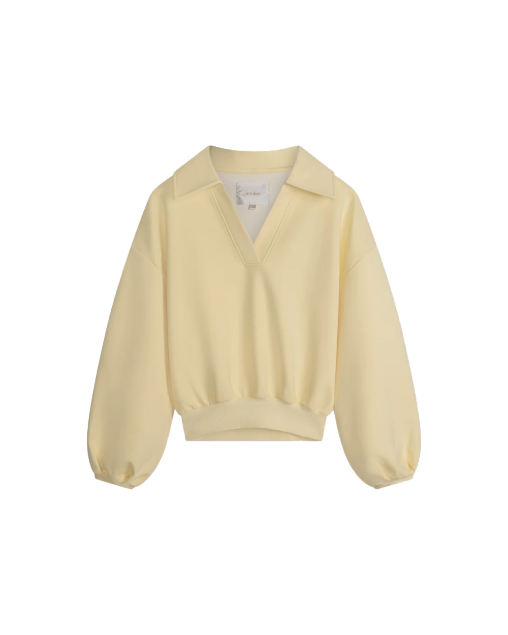 POLO SWEATER MYLENA LICHT GEEL