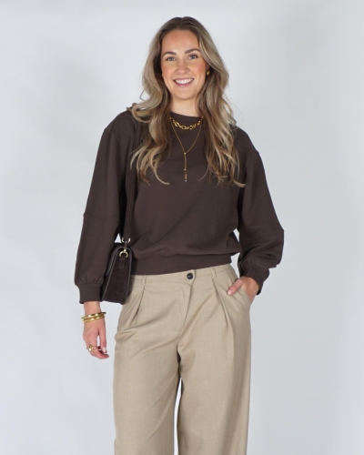 YAYA Gewassen sweatshirt met ballon 01-109130-609