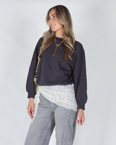 YAYA Gewassen sweatshirt met ballon 01-109130-609
