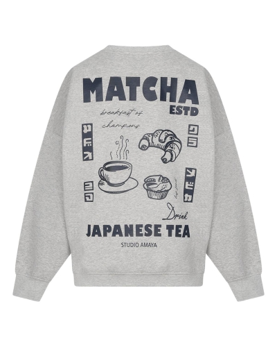Studio Amaya MATCHA SWEATER Grijs
