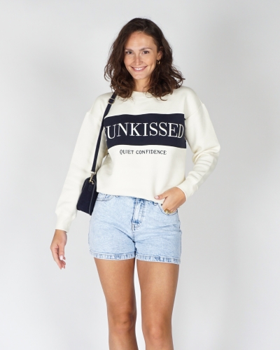 YAYA Sweater met colorblock 01-109115-603