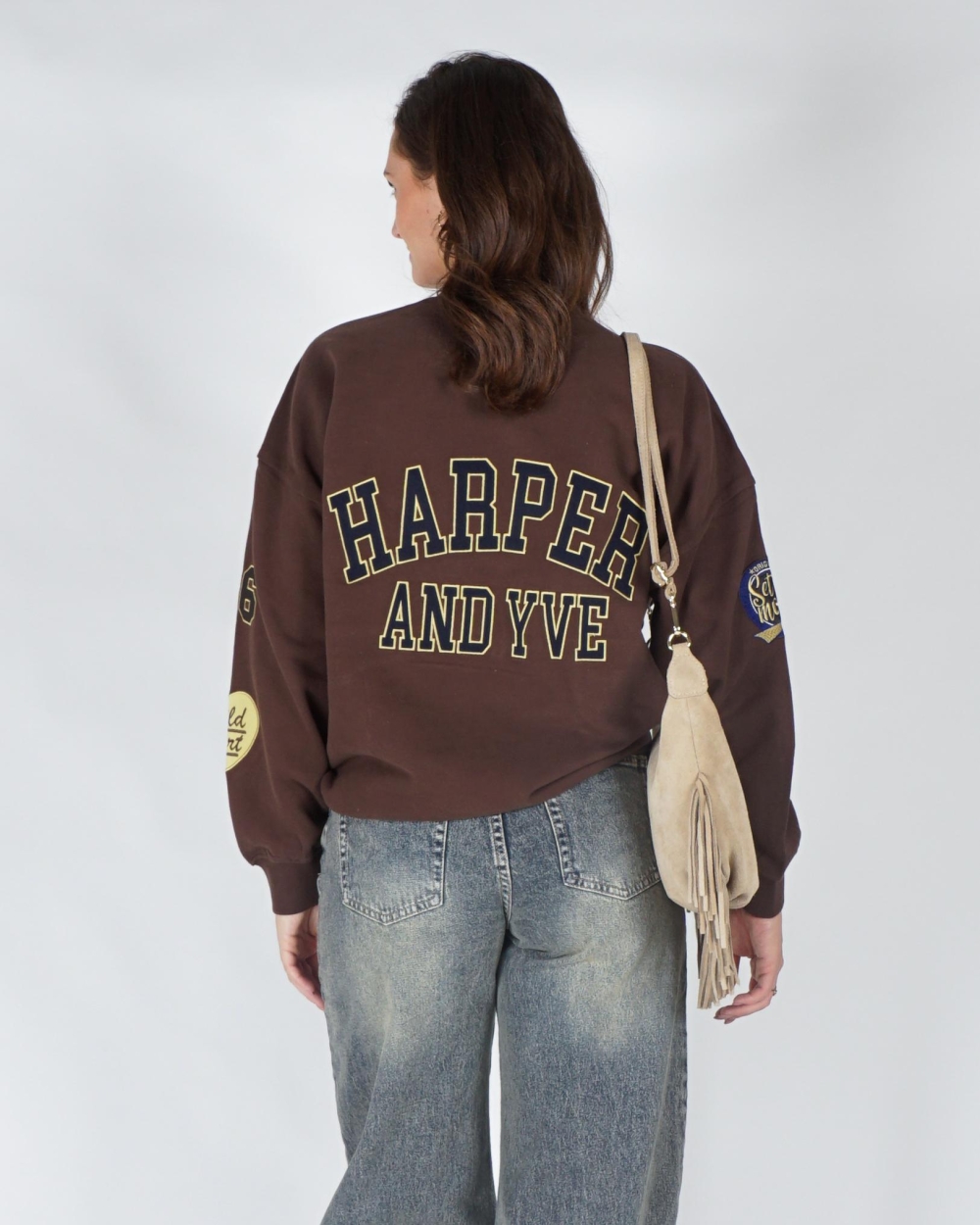 HARPER & YVE SWEATER PATCH Bruin