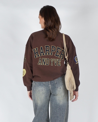 HARPER & YVE SWEATER PATCH Bruin