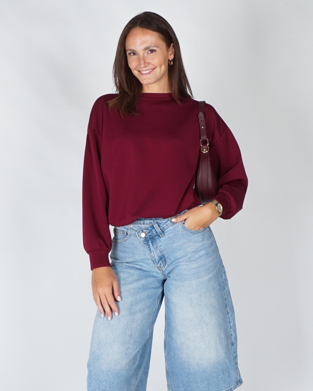 Gossip BALLON SWEATER Rood