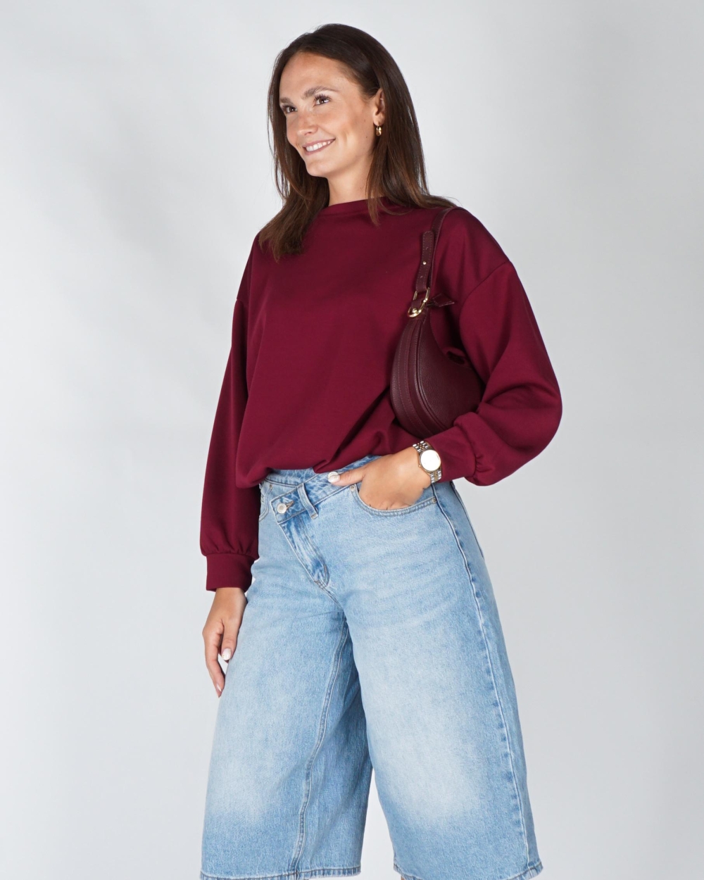 Gossip BALLON SWEATER Rood