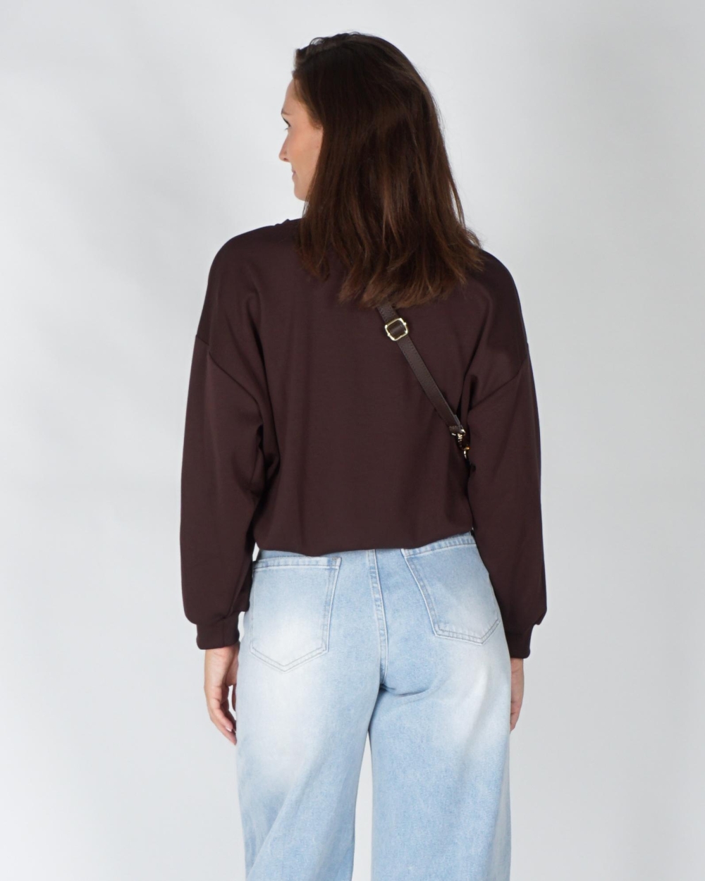 Gossip BALLON SWEATER Donkerbruin