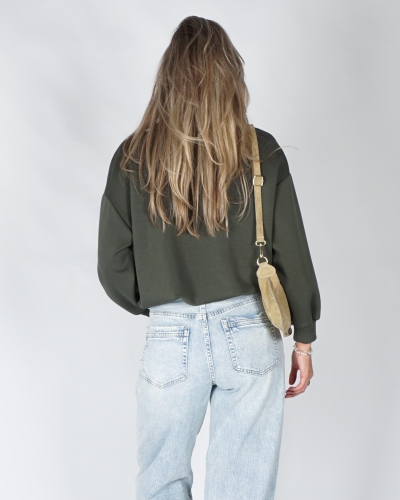 Gossip BALLON SWEATER Groen