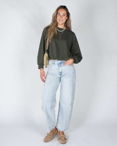 Gossip BALLON SWEATER Groen