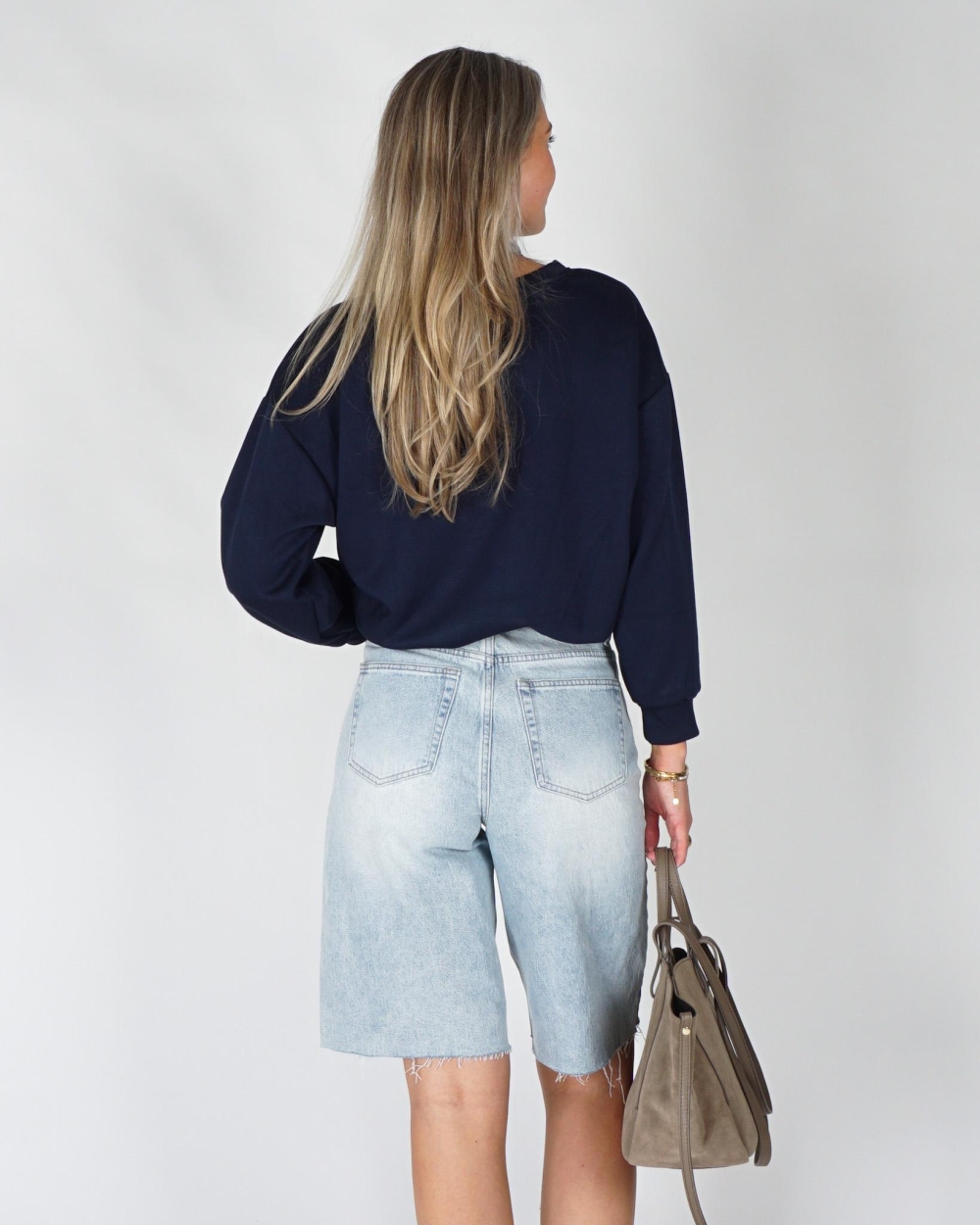 Gossip BALLON SWEATER Donkerblauw