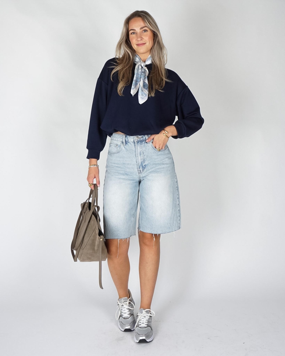 Gossip BALLON SWEATER Donkerblauw