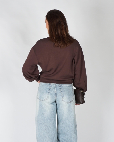 MSCH Copenhagen SWEATSHIRT BROOKE IMA Donkerbruin