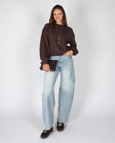 MSCH Copenhagen SWEATSHIRT BROOKE IMA Donkerbruin