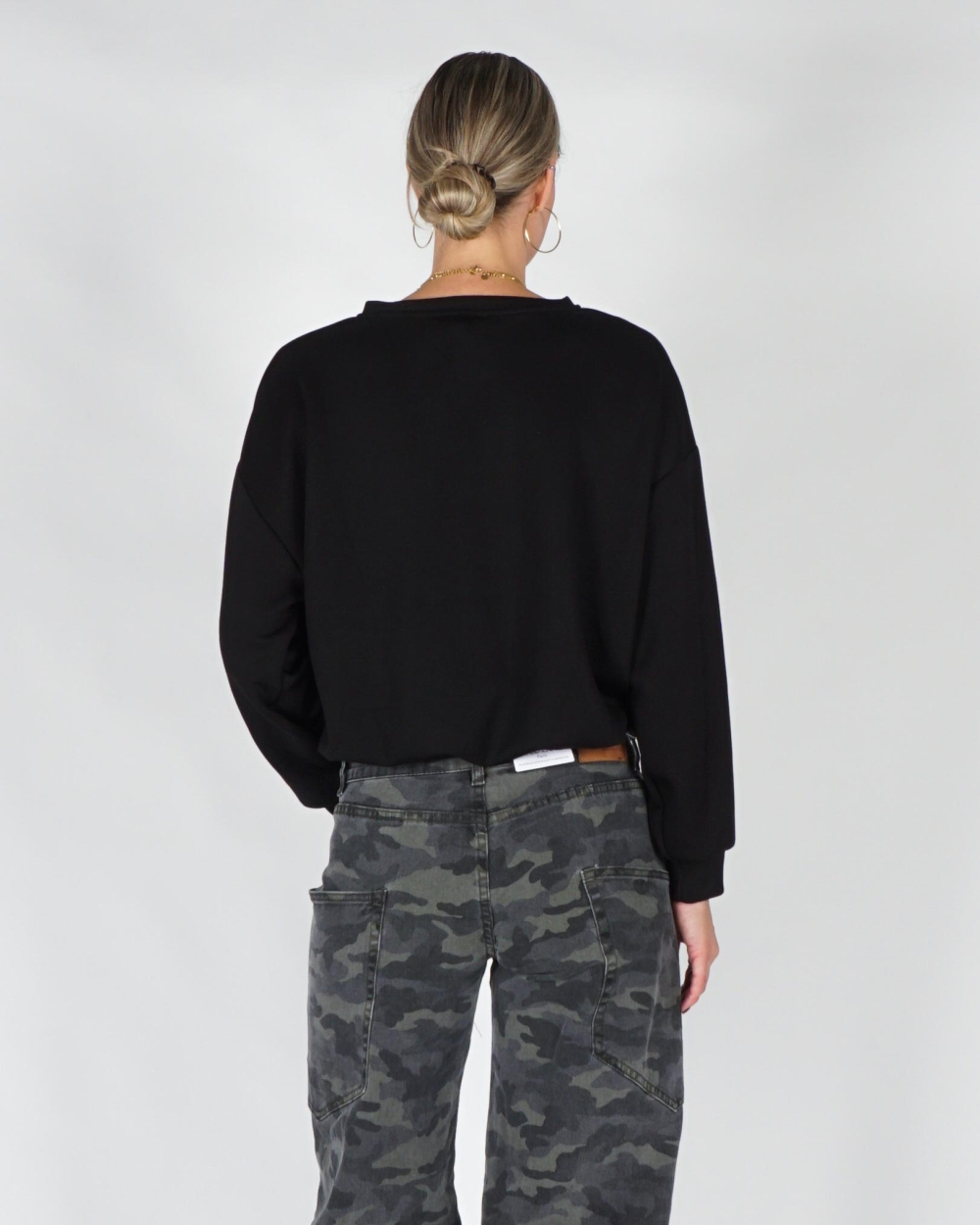 Gossip BALLON SWEATER Zwart