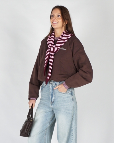 My Jewellery Club amour contrast sweater MJ16716