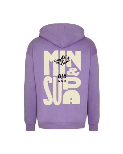 HOODIE CAFE AU LAIT LILA