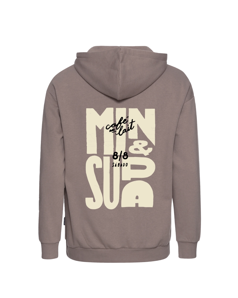 HOODIE CAFE AU LAIT BRUIN