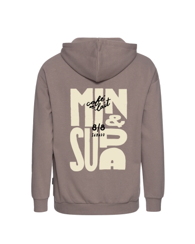 HOODIE CAFE AU LAIT BRUIN
