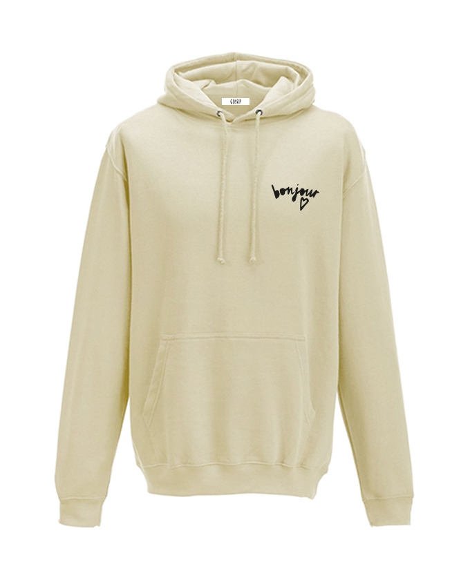 HOODIE CAFE AU LAIT ECRU