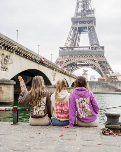 Gossip HOODIE CAFE AU LAIT ECRU