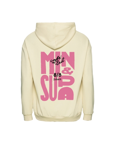 HOODIE CAFE AU LAIT ECRU