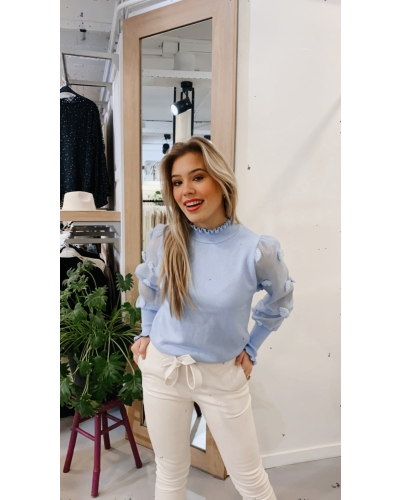 Gossip MADDY TOP BLAUW