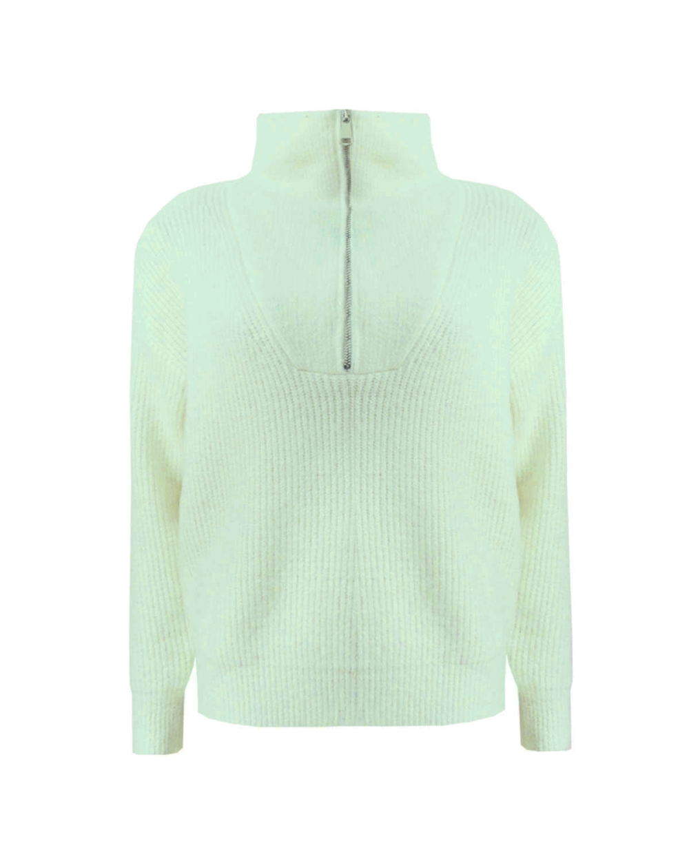 ZIPPER SWEATER GROEN