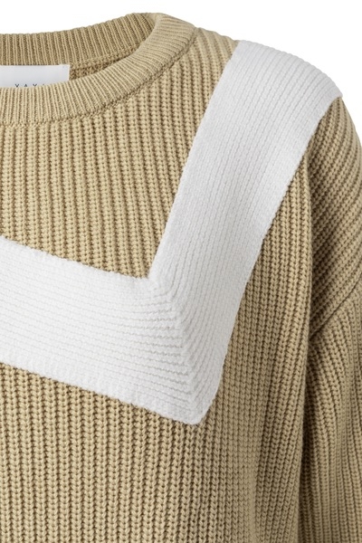 ZIG ZAG SWEATER KHAKI