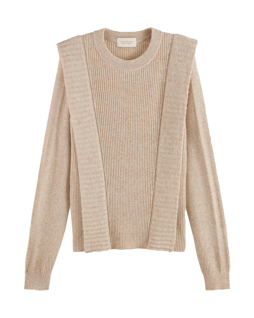 Scotch & Soda 164868 Ecru Melange