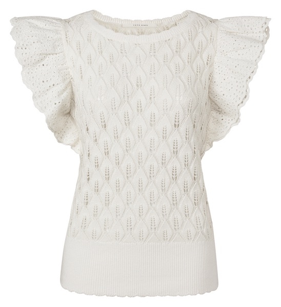POINTELLE KNIT TOP