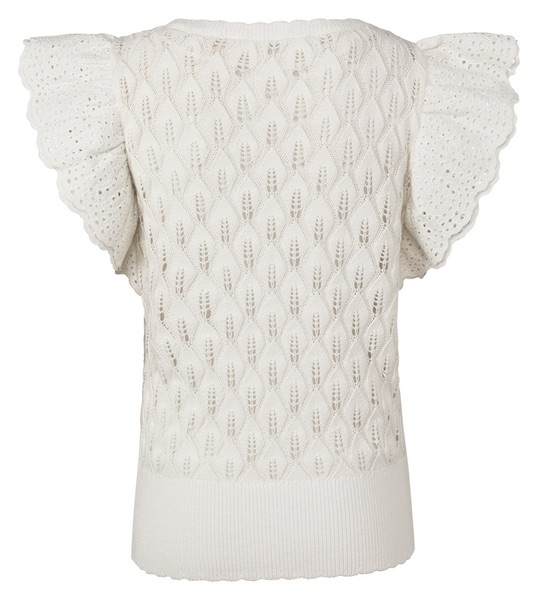 POINTELLE KNIT TOP