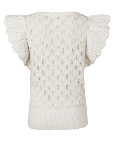 POINTELLE KNIT TOP