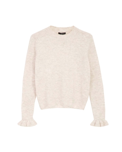 My Jewellery TRUI MET RUFFLE MOUW BEIGE