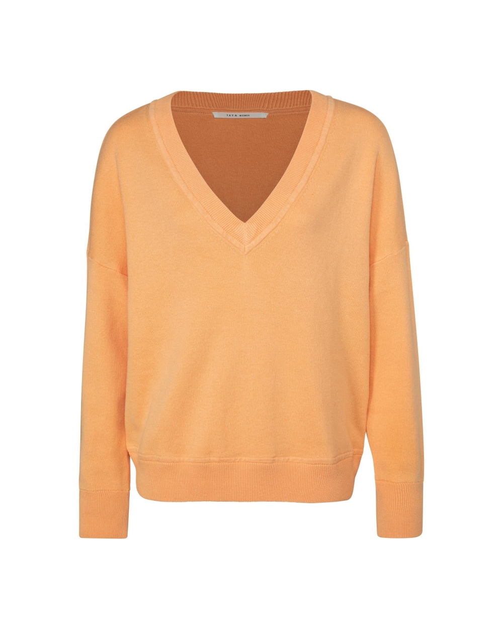 BOXY TRUI MET V-HALS ORANJE