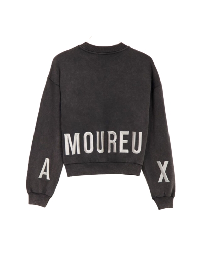 DONKERGRIJZE SWEATER AMOUREUX