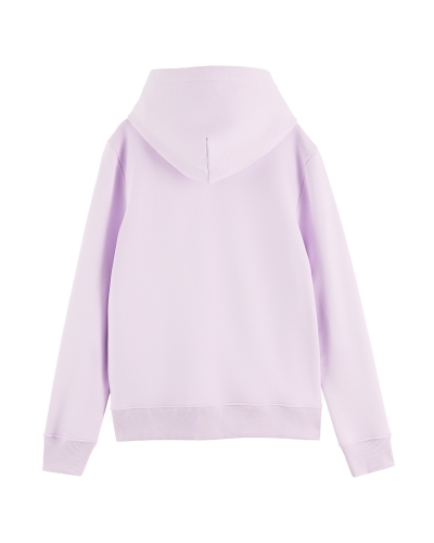 HOODIE MET ARTWORK LILA