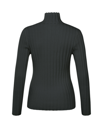 RIB SWEATER WITH CLOSE-FIT