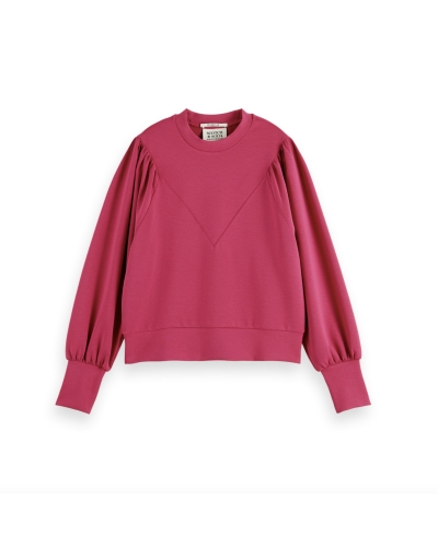 Scotch & Soda CREW NECK RAGLAN SWEAT PINK