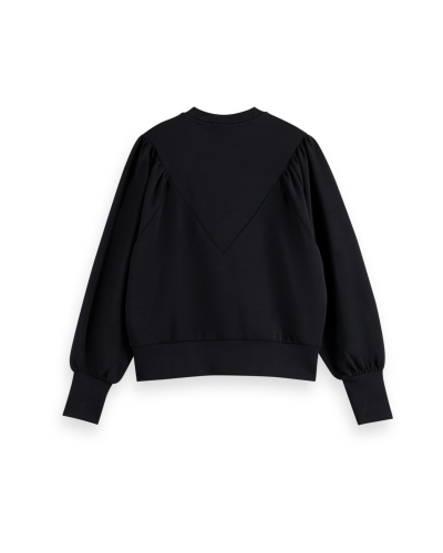 CREW NECK RAGLAN SWEAT BLACK
