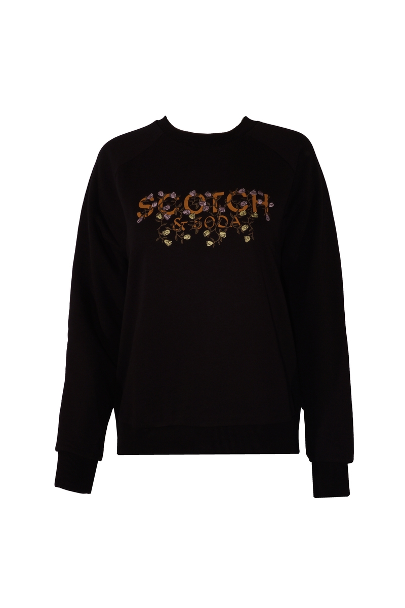 SCOTCH & SODA SCOTCH FLOWERS RELAXED-FIT RAGLAN S