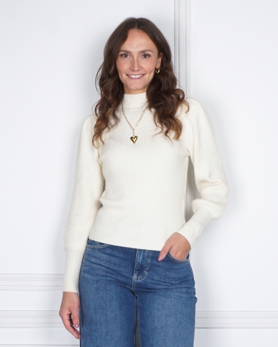 Only KATIA HIGHNECK TRUI ECRU