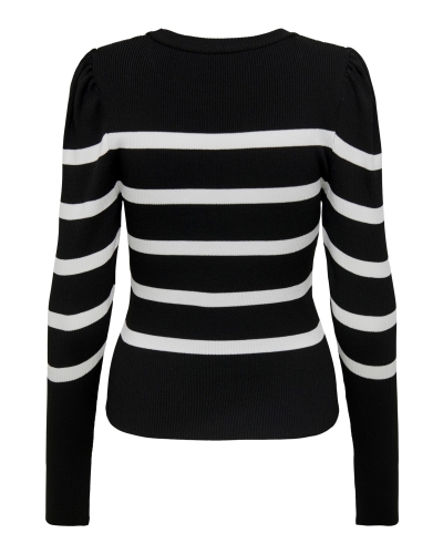 SALLY TOP ZWART WIT