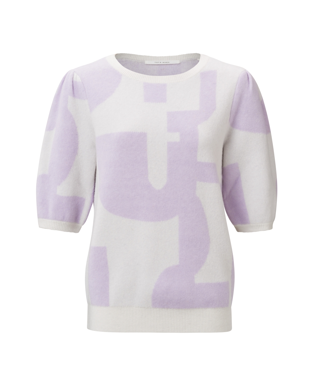YAYA PRINT JACQUARD TRUI