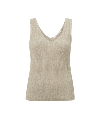 YAYA GERIBDE TANKTOP MET V-HALS