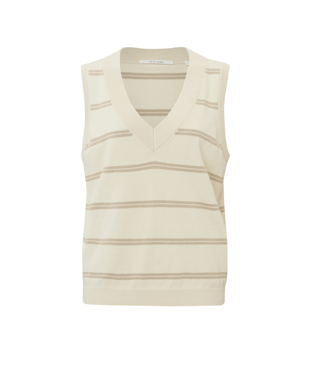 V-NECK SLEEVELESS SWEATER