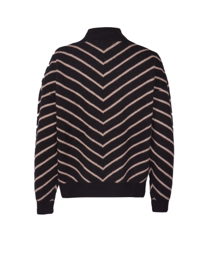 TRUI NORA STRIPE ZWART