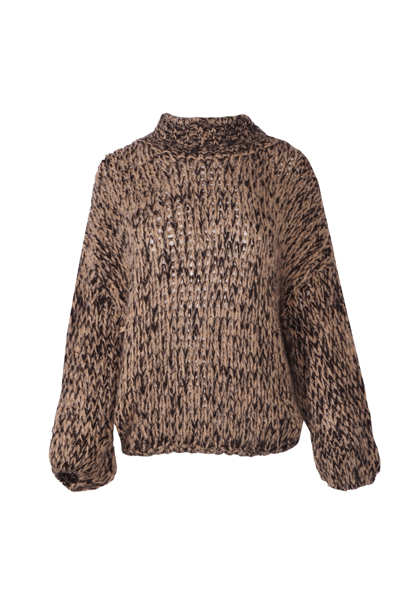 TRUI GEMELEERD SUUS ZWART BEIGE